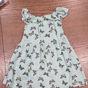 Jumping Beans Mint Green Butterfly Dress
